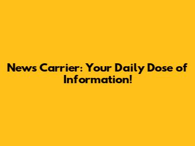 News Carrier: Your Daily Dose of Information!
