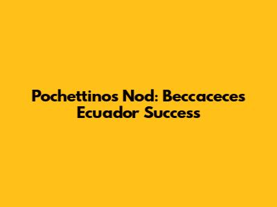 Pochettino's Nod: Beccacece's Ecuador Success