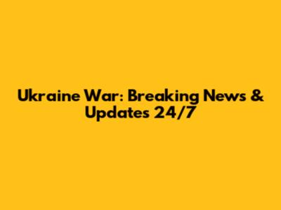 Ukraine War: Breaking News & Updates 24/7