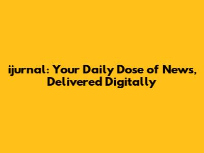 ijurnal: Your Daily Dose of News, Delivered Digitally